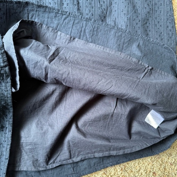 DUFFIELD LANE Women’s Navy Long Sleeve Midi Dress Modest A-line Size Small - Picture 8 of 12